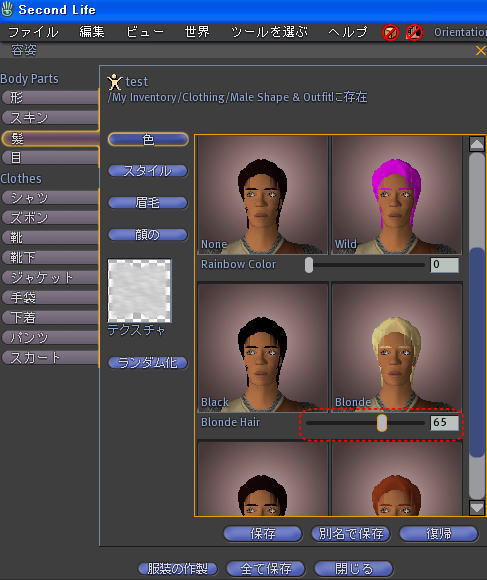 アバターの容姿を変える方法 セカンドライフ初心者入門講座